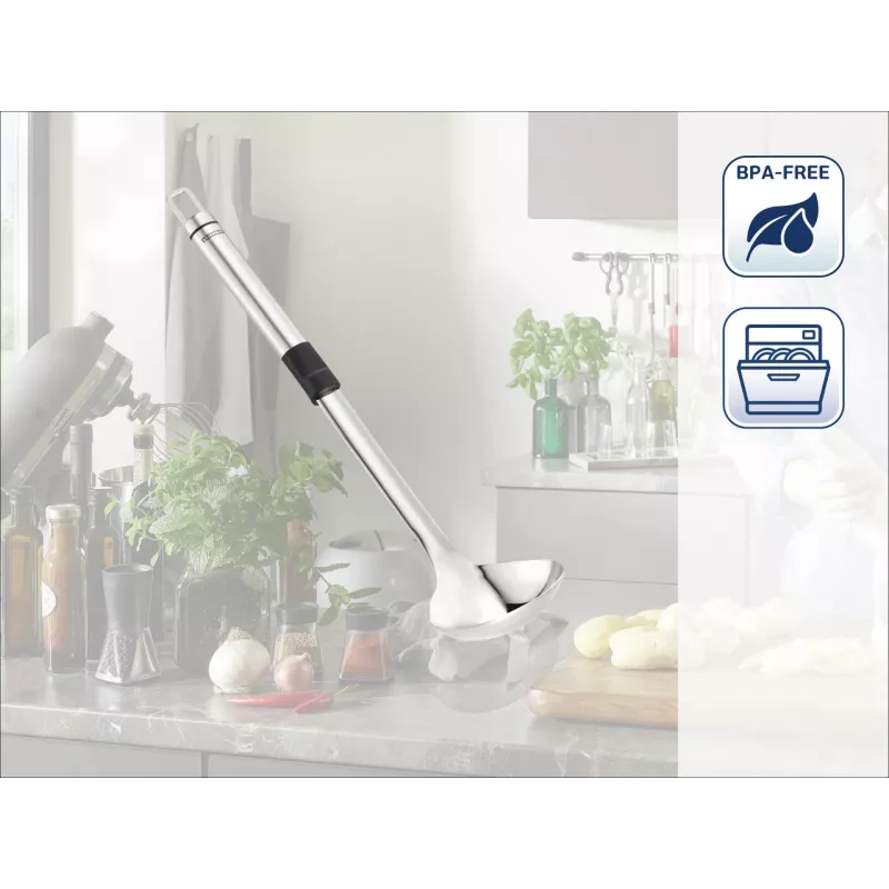LEIFHEIT ProLine Small Soup Ladle, Stainless Steel, 30.5 cm, Dishwasher Safe
