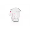 LEIFHEIT Measuring Cup 1L, Transparent, SAN Plastic, ml/L/Grams Scales, Dishwasher Safe