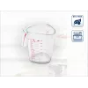 LEIFHEIT Measuring Cup 1L, Transparent, SAN Plastic, ml/L/Grams Scales, Dishwasher Safe