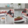 LEIFHEIT Burner Butane Gas Torch with Piezo Ignition and Child Safety Lock