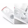 LEIFHEIT Egg Cutter Combi – 2-in-1 Egg Slicer and Wedger, White