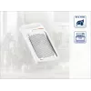 LEIFHEIT Nutmeg Grater, ComfortLine, Stainless Steel Grating, White/Grey, Integrated Storage, Dishwasher Safe