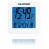 Blaupunkt CL02WH White LED Alarm Clock with FM Radio, Dual Alarm, USB Charging, Temperature Display