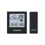 Blaupunkt WS10BK Weather Station with Outdoor Sensor, Colour LCD, Forecast, Humidity, Alarm, Black