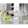 LEIFHEIT Salad Dressing Shaker 300 ml, Transparent/Green