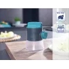 LEIFHEIT Hand-held Spiral Cutter Vegetable Spiralizer Manual 2 Cutting Options White/Green