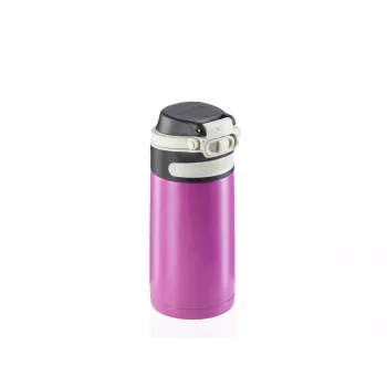 LEIFHEIT Thermos Flip 350 ml Purple Vacuum Insulated Bottle