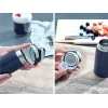 LEIFHEIT Thermos Flip 350 ml Dark Blue Vacuum Insulated Stainless Steel Travel Mug