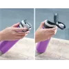 LEIFHEIT Thermos Flip 600 ml Purple Vacuum Insulated Stainless Steel Bottle