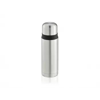 LEIFHEIT Thermos Coco 0.5L Stainless Steel Vacuum Insulated Bottle, Silver
