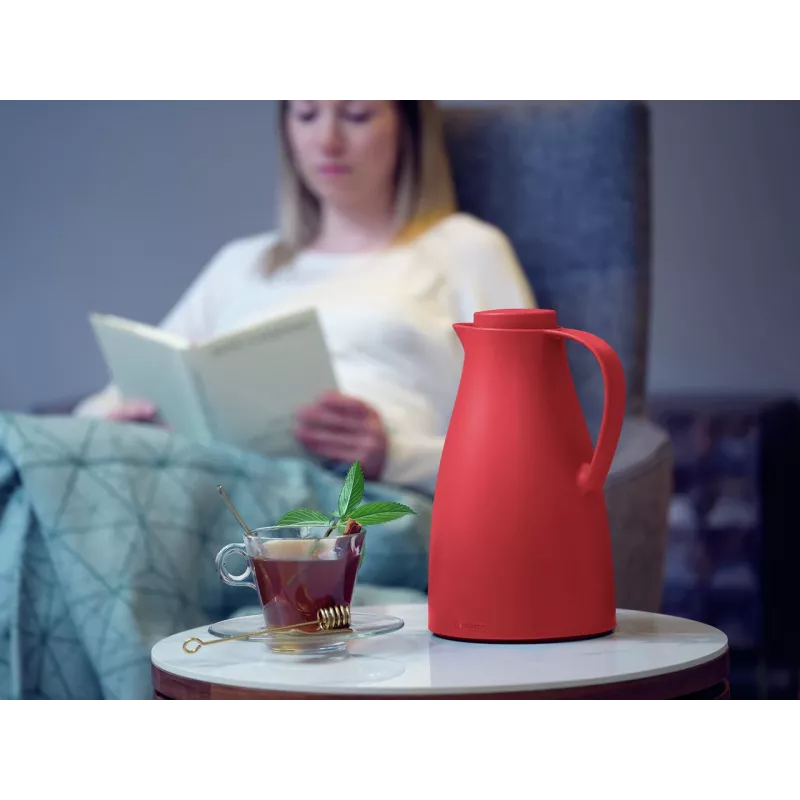 LEIFHEIT Thermos Harmonic Red Vacuum Insulated Carafe 1.0 L