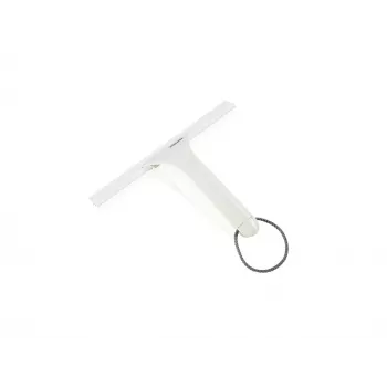 LEIFHEIT Cabino 24cm Shower Squeegee with Suction Hook, White/Grey