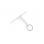 LEIFHEIT Cabino 24cm Shower Squeegee with Suction Hook, White/Grey