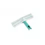 LEIFHEIT Window Washer M Handheld Squeegee with Click System, 28 cm Rubber Blade, Ergonomic Non-Slip Handle, White/Green