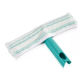 LEIFHEIT Window Washer Replacement Microfibre Cover M, 32 cm, White/Turquoise