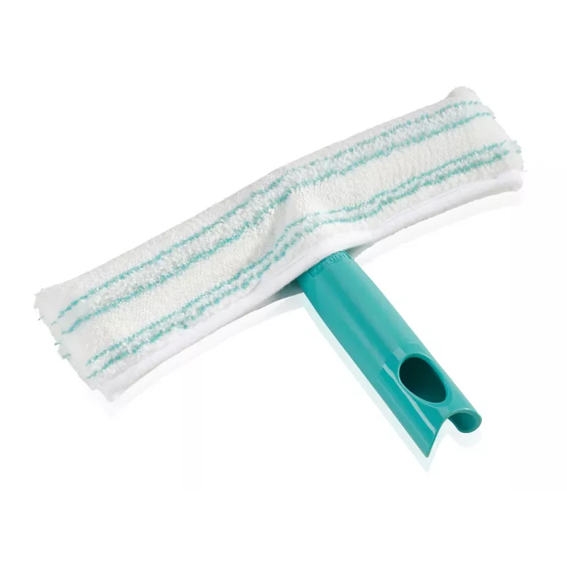 LEIFHEIT Window Washer Replacement Microfibre Cover M, 32 cm, White/Turquoise