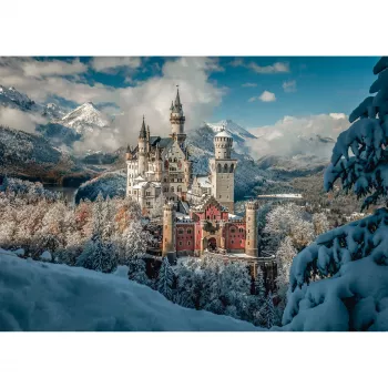 Schmidt Spiele Winterliches Schloss Neuschwanstein 1000-Piece Jigsaw Puzzle