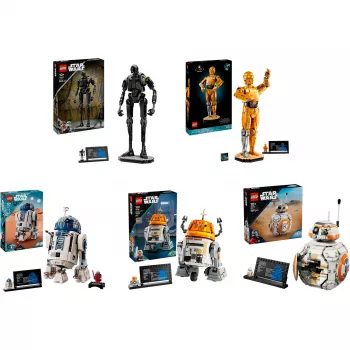 LEGO Star Wars Droid Bundle (BB-8, R2-D2, BB-9E) App-Enabled Robotic Droids