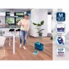 LEIFHEIT Floor Cleaning Set Clean Twist M Ergo with Power Cleaner 1L, Spin Mop System, Green/White