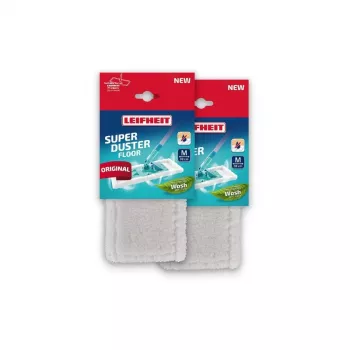 LEIFHEIT Replacement Cloths 2 pcs. SuperDuster Floor M 33cm