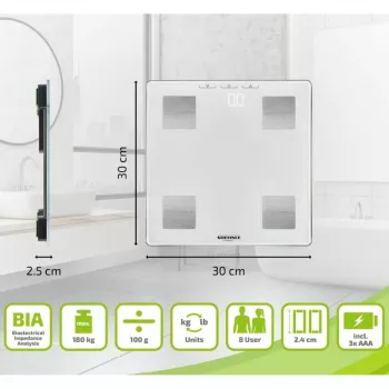 SOEHNLE Shape Sense Connect Lite Body Analysis Scale with Bluetooth and App