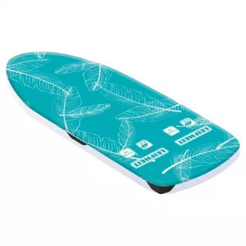 LEIFHEIT Air Board Table Compact Ironing Board 70x30 cm, Thermo-Reflect, Foldable, Blue/White