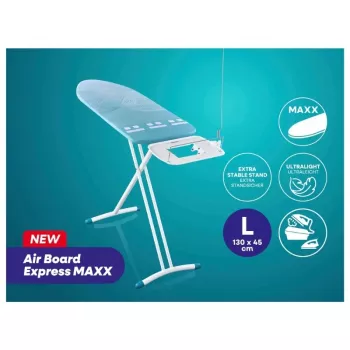 LEIFHEIT Air Board Express L Maxx Solid Ironing Board 130x45cm Thermo-Reflect
