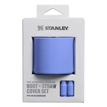 STANLEY The Quencher Boot + Straw Topper Hydrangea Blue 1.18L Silicone Set