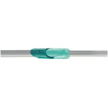 LEIFHEIT Clean Twist Set Spin Mop with Bucket – Microfiber Flat Mop, Telescopic Handle, 33 cm Head, 20 L Bucket, Turquoise/Grey