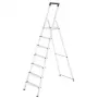 Hailo L40 StandardLine 4-Step Aluminium Stepladder with Safety Rail, 150 kg, EN 131
