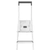 Hailo L40 StandardLine 4-Step Aluminium Stepladder with Safety Rail, 150 kg, EN 131