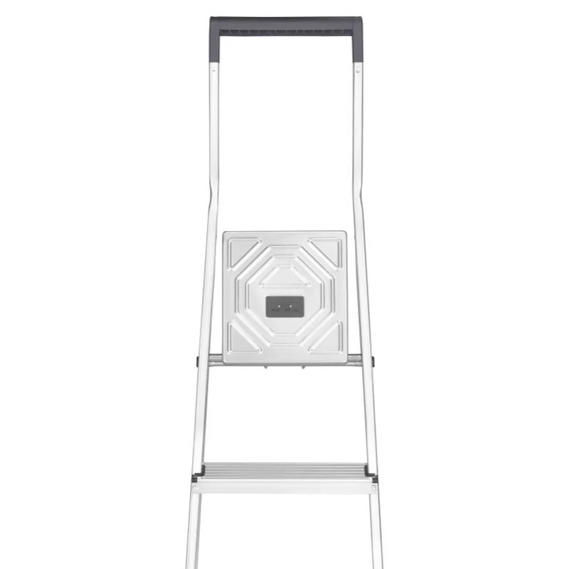 Hailo L40 StandardLine 4-Step Aluminium Stepladder with Safety Rail, 150 kg, EN 131
