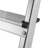 Hailo L40 StandardLine 4-Step Aluminium Stepladder with Safety Rail, 150 kg, EN 131