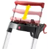 Hailo L100 TopLine 7-Step Aluminium Step Ladder with Multifunction Tray, 150 kg Load Capacity, EN 131 8050-607