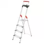 HAILO L85 ComfortLine Aluminium 4-Step Household Ladder