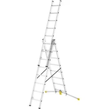 HAILO Combination Ladder HobbyLOT Aluminium 2x8 + 1x9 Steps