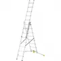 HAILO Combination Ladder HobbyLOT Aluminium 2x8 + 1x9 Steps