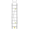 HAILO Combination Ladder HobbyLOT Aluminium 2x8 + 1x9 Steps
