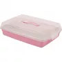 CURVER Cake Transport Box Rectangular 45x29.5x11.1 cm Pink