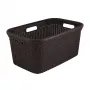 CURVER Laundry Basket Style 45L 59.2 x 38 x 27 cm Dark Brown