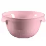 CURVER Caurduris Kitchen Essentials 5-Piece Silicone and Acacia Wood Utensil Set, Pink