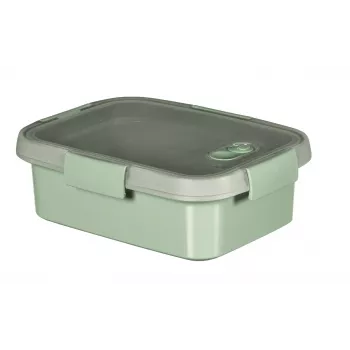 CURVER Food Container Lunch Rectangle 1L Smart Eco To Go 20x15x7cm Soft Green
