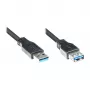 Good Connections USB 3.0 Extension Cable, Type-A Male to Type-A Female, Black, 3 m 2711-S03