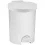CURVER Deco Pedal Bin 15L White with Removable Inner Bucket