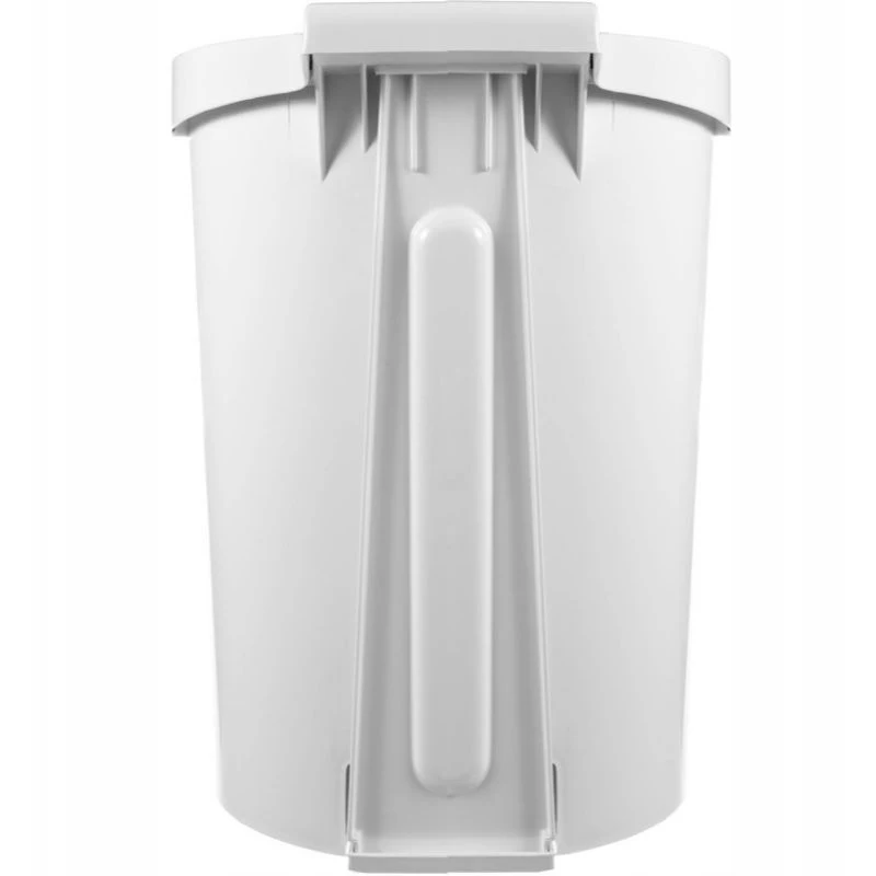 CURVER Deco Pedal Bin 15L White with Removable Inner Bucket