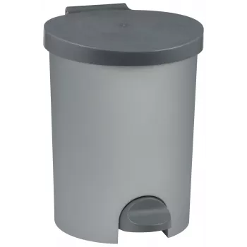 CURVER Pedal Bin 15L Stainless Steel Silver Soft-Close Rectangular
