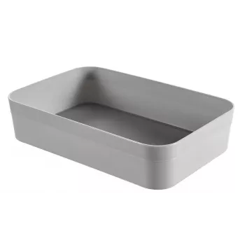 CURVER Infinity Recycled XL Storage Basket 23x15x5 cm Grey
