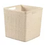 CURVER Basket Jute Square 17L 28x28x27 cm Cream