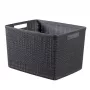 CURVER Basket Jute L 20L 36x28x23cm Dark Grey