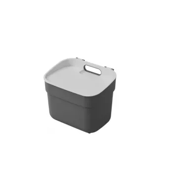 Curver Ready To Collect 5L Kitchen Compost Bin Dark Grey/Light Grey